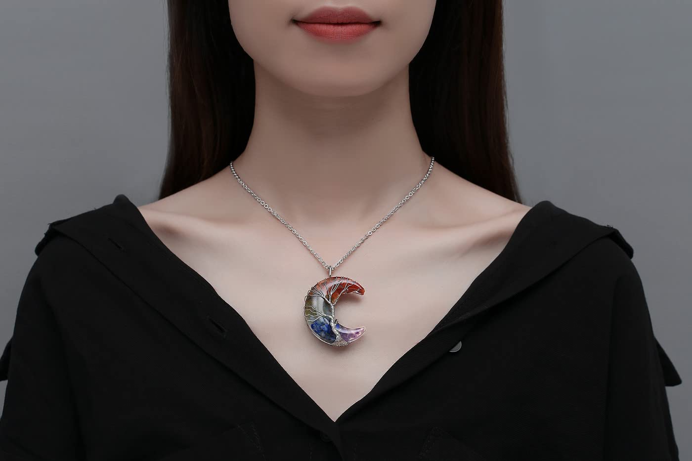 MAIBAOTA 7 chakra stones with natural resin for balanced energy
