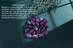 Close-up of rough amethyst crystals showing natural color bands.