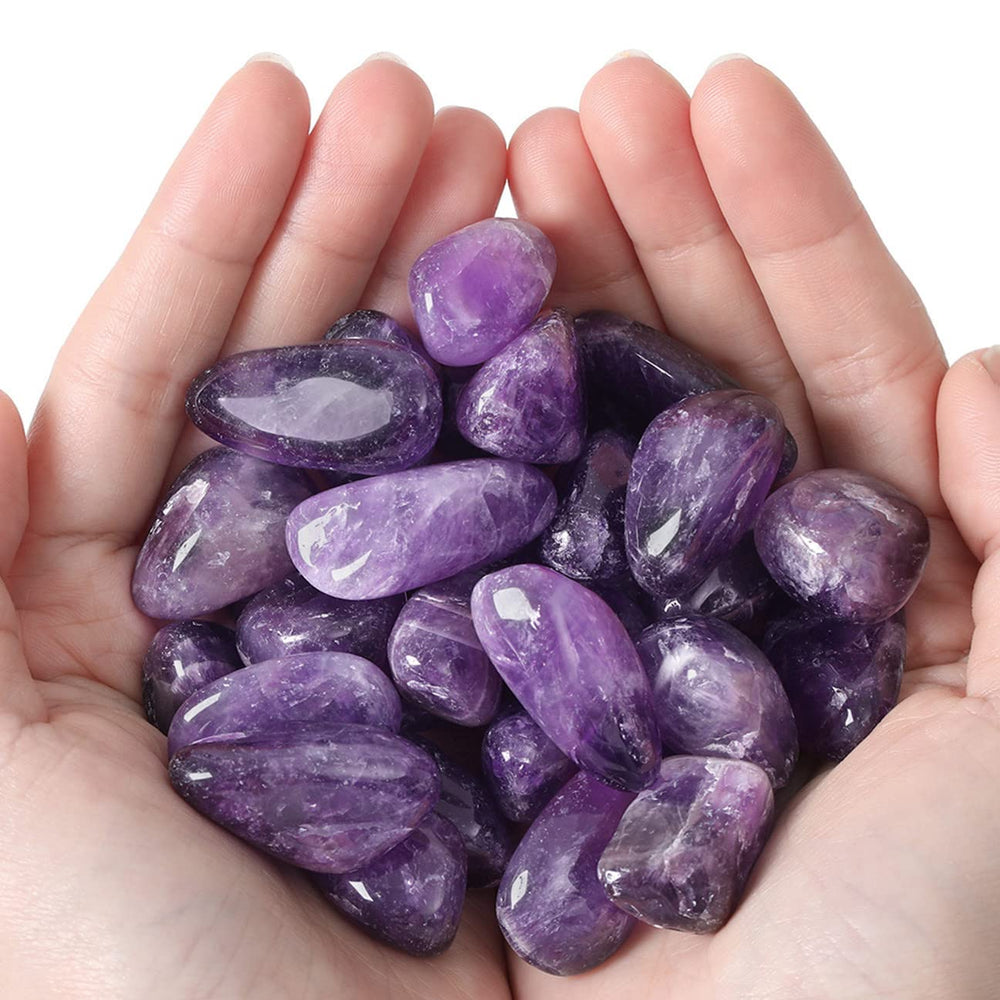 Decorative vase filler ideas featuring MAIBAOTA amethyst for color and balance.