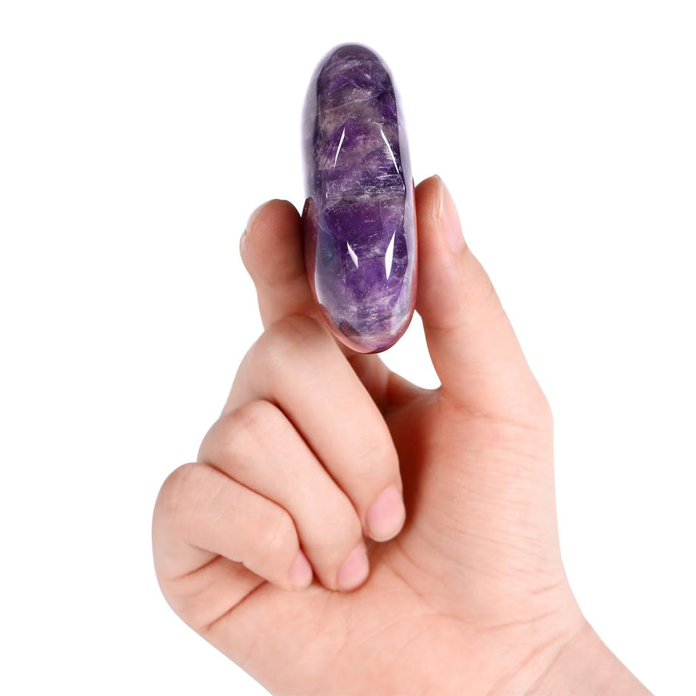 MAIBAOTA amethyst heart desk decor adds serene focal point to any space