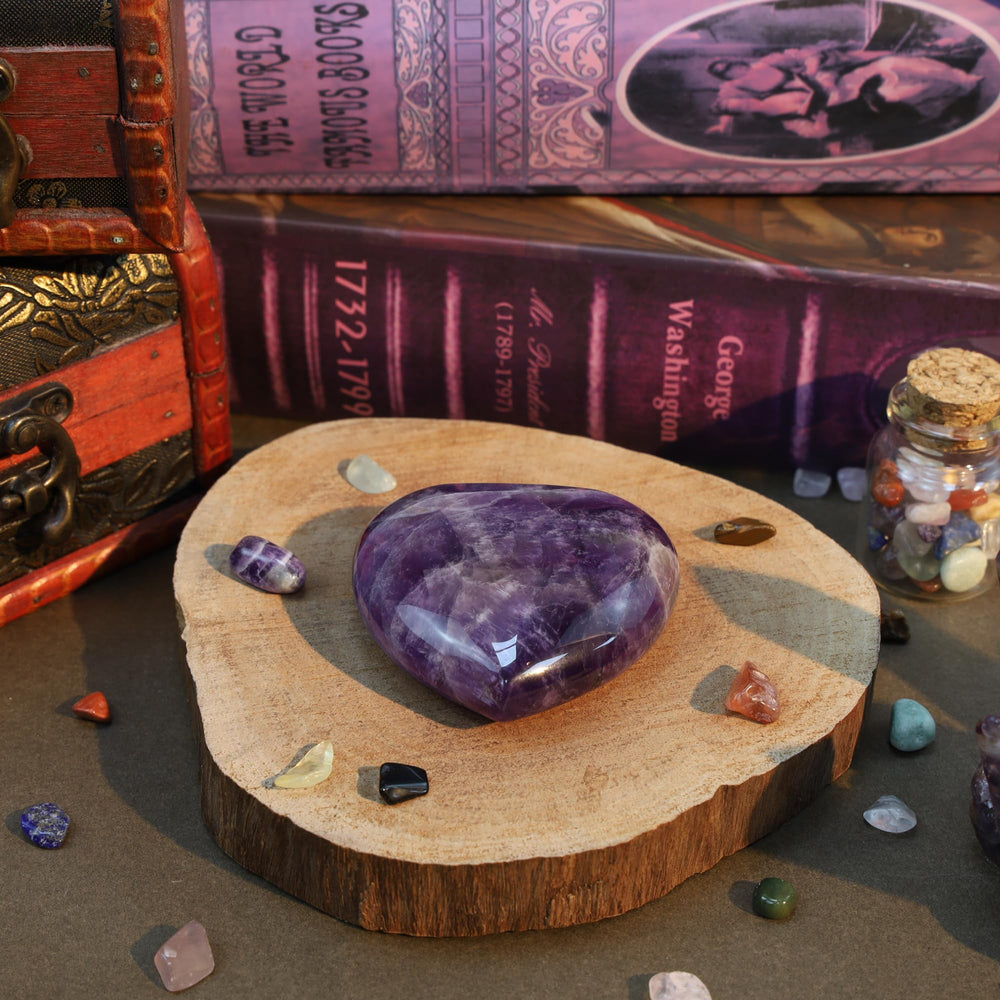 MAIBAOTA amethyst heart gift packaging emphasizes thoughtful present for loved ones