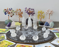 MAIBAOTA clear quartz gemstones vase filler adds sparkle and calm to spaces.