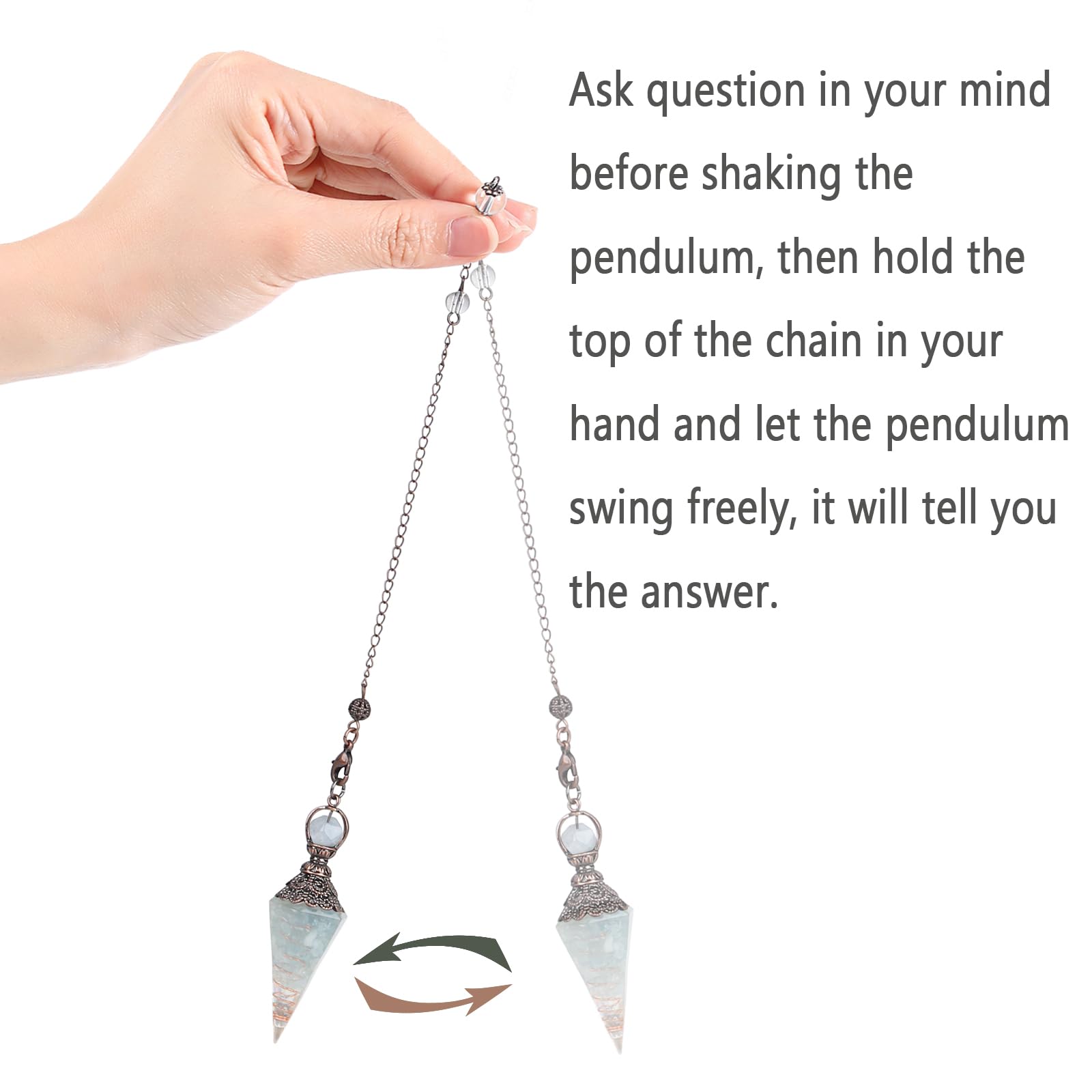 MAIBAOTA copper-wire interior pendulum detail enhances conductivity for sensitive readings.
