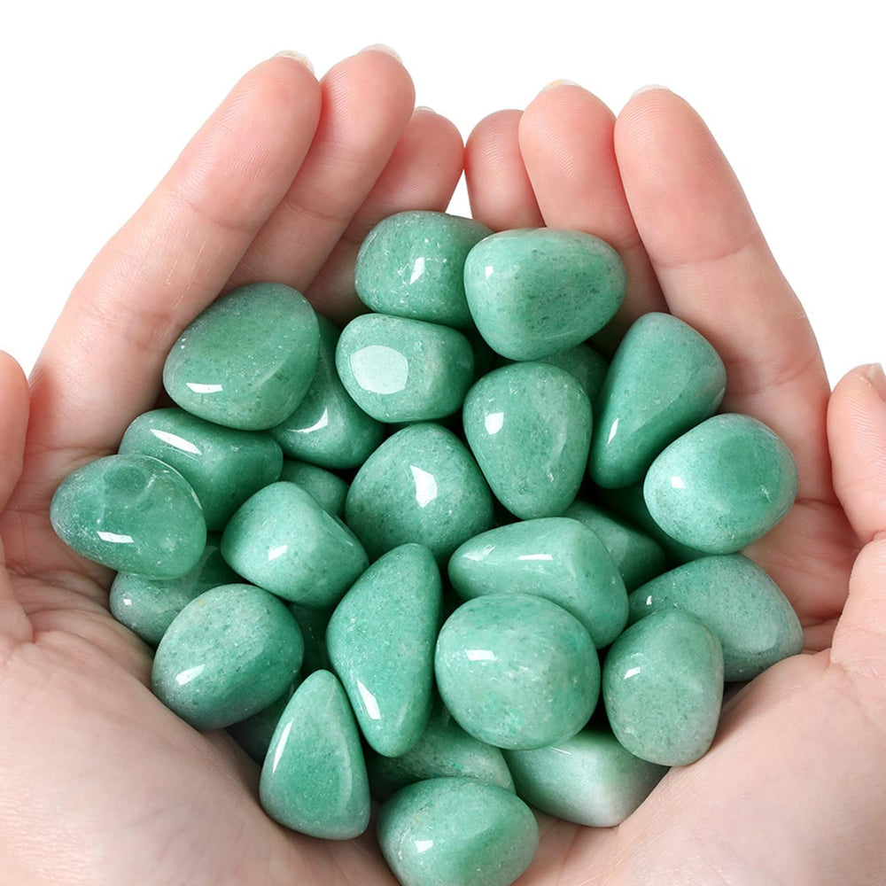 MAIBAOTA green aventurine crystal polished bulk for crystal collecting and decor.