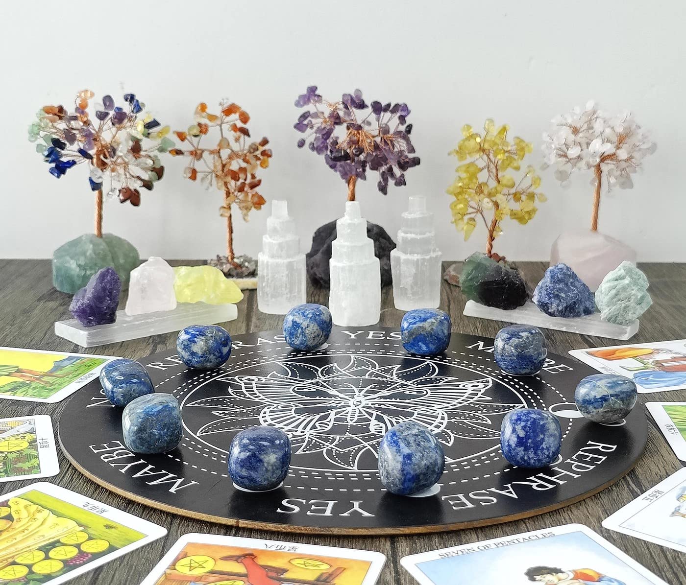 Maibaota Lapis Lazuli vase filler — decorative stones adding color and texture to bowls or centerpieces.
