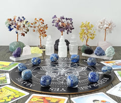 Maibaota Lapis Lazuli vase filler — decorative stones adding color and texture to bowls or centerpieces.