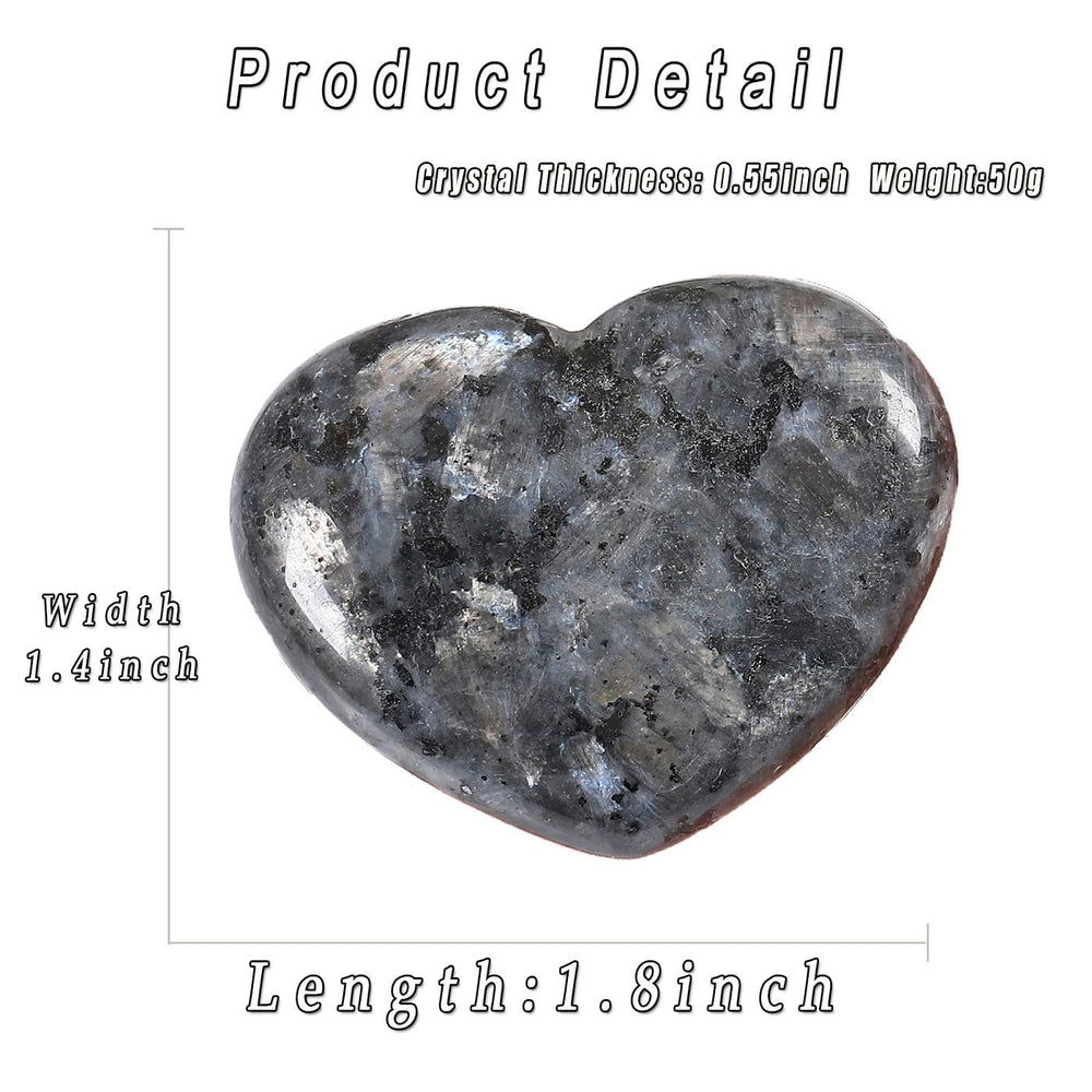 MAIBAOTA moonstone heart 45mm offers calming ambience in daily spaces.