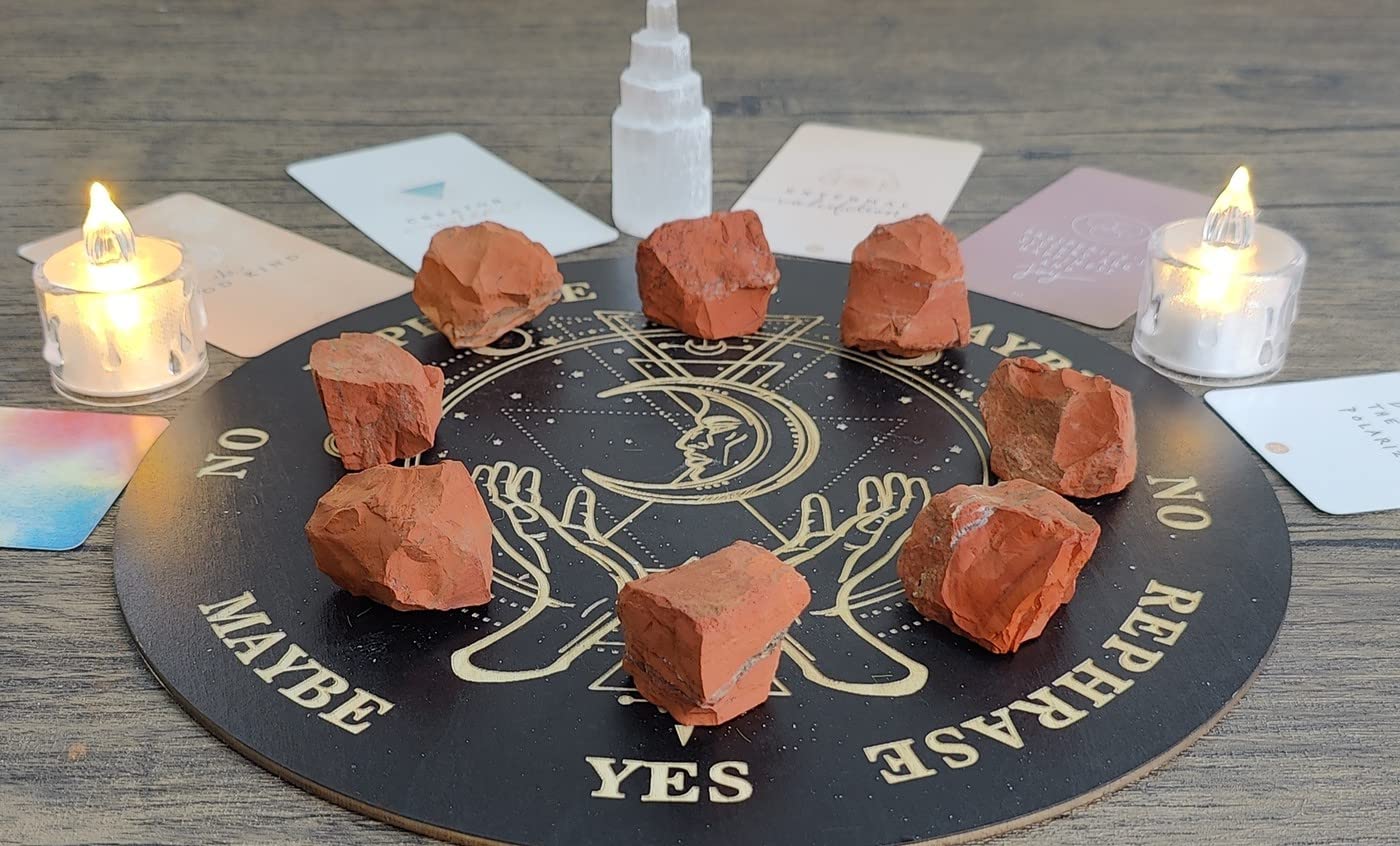 MAIBAOTA Red Jasper rough stones prepared for tumbling and polishing projects.