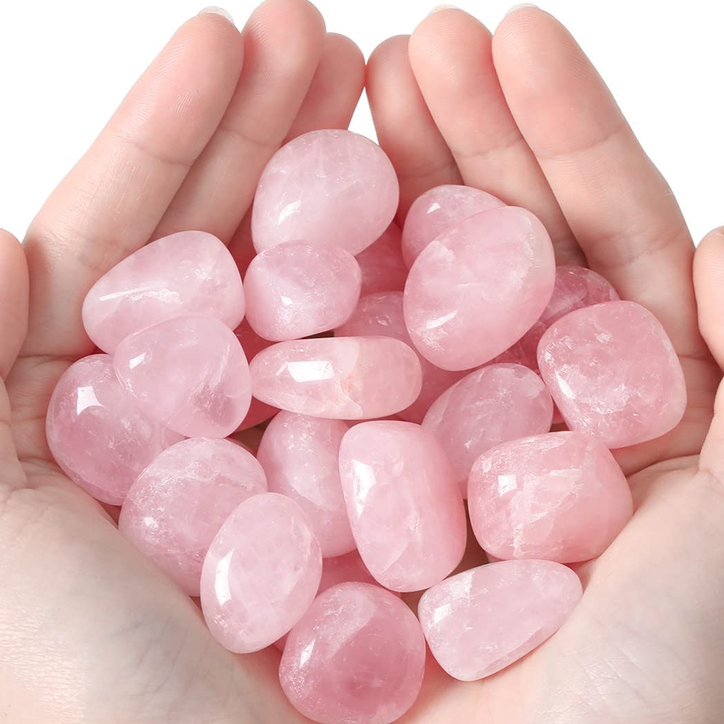 MAIBAOTA Rose Quartz crystals for jewelry making and spiritual practice.