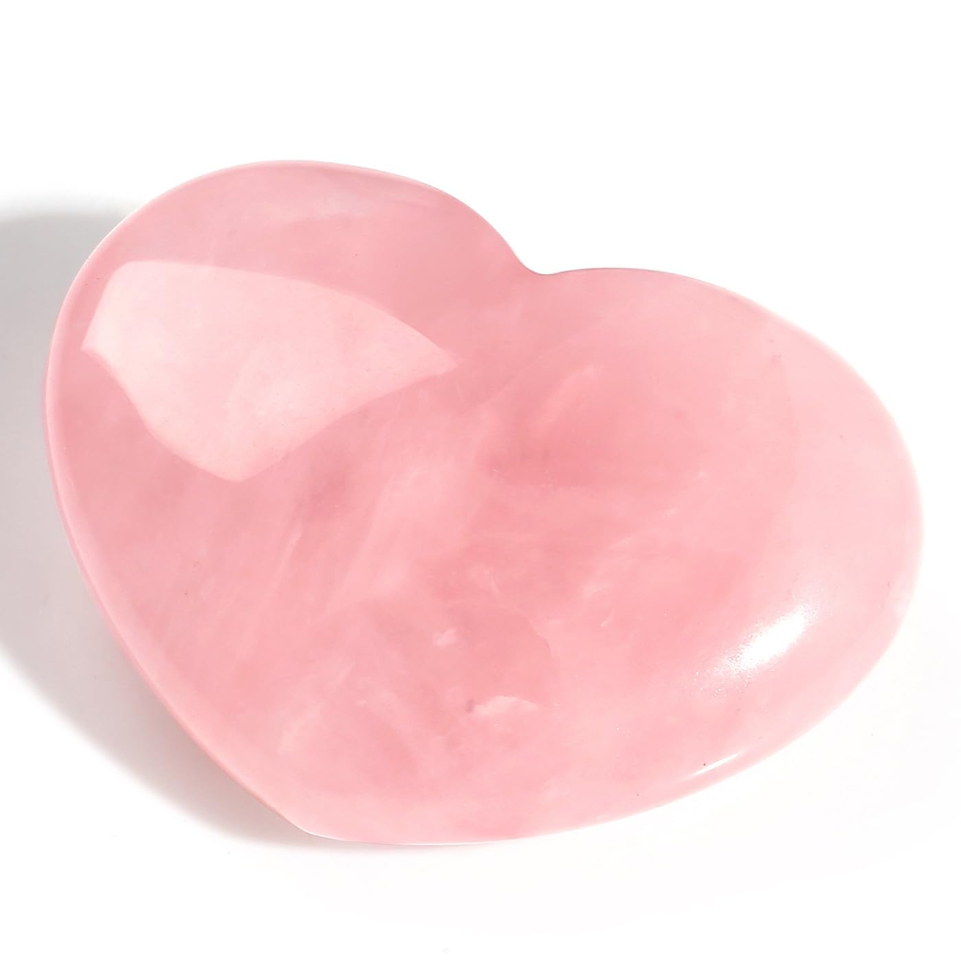MAIBAOTA rose quartz heart handheld, perfect keepsake for loved ones
