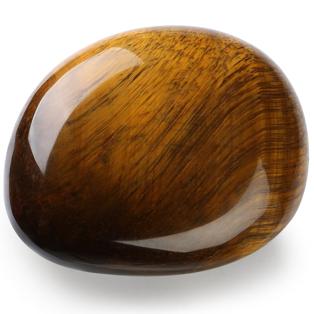 MAIBAOTA Tigers Eye large polished stone radiates calm energy for focus