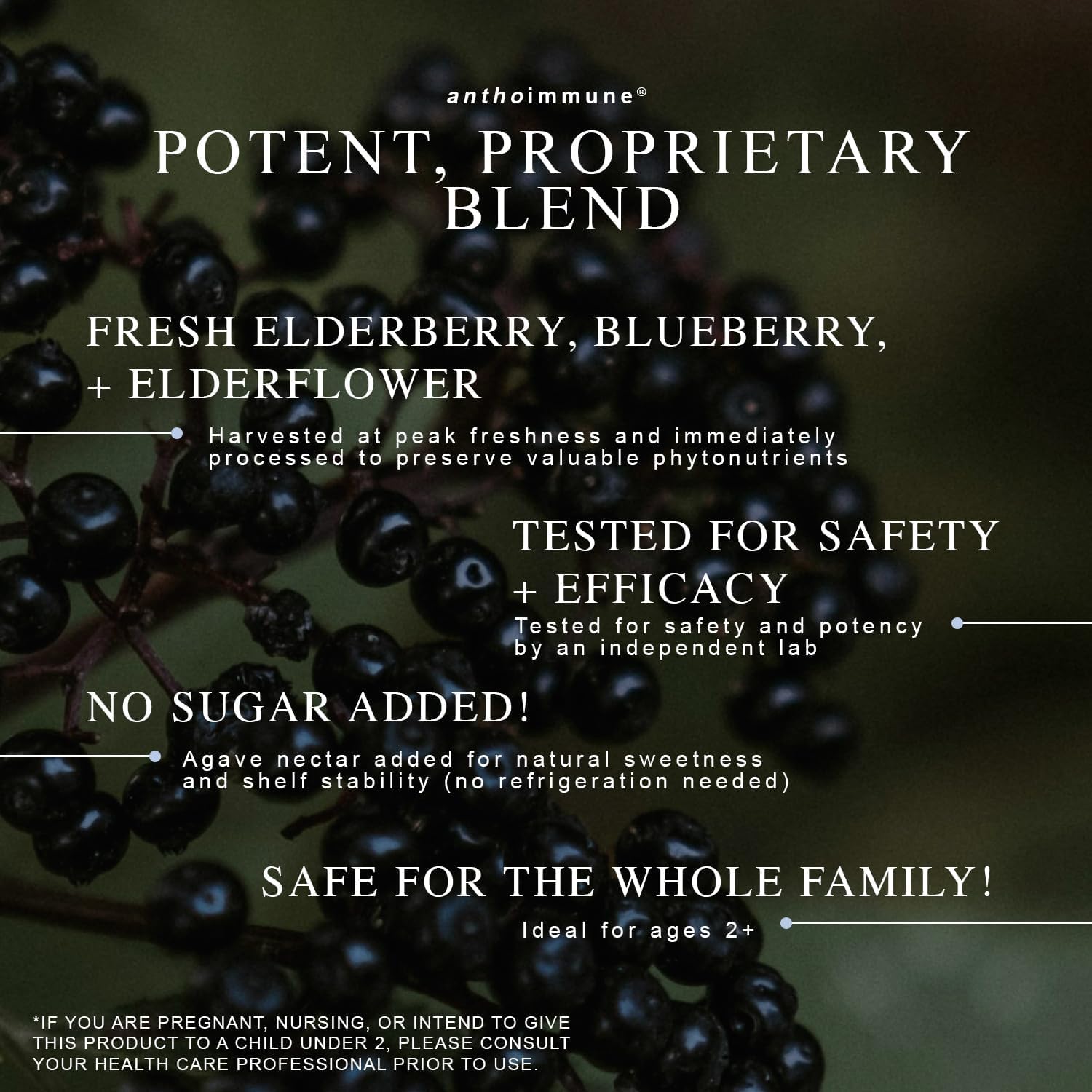 Child-friendly flavor of Maine Medicinals Elderberry Syrup appeals to kids