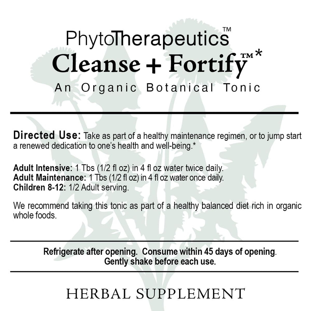 Maine Medicinals Organic Herbal Detox bottle showcases 18 botanicals for holistic support
