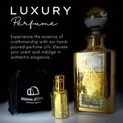 Maison d'Orient Amber Oud Vanilla-note close-up, rich aroma profile.