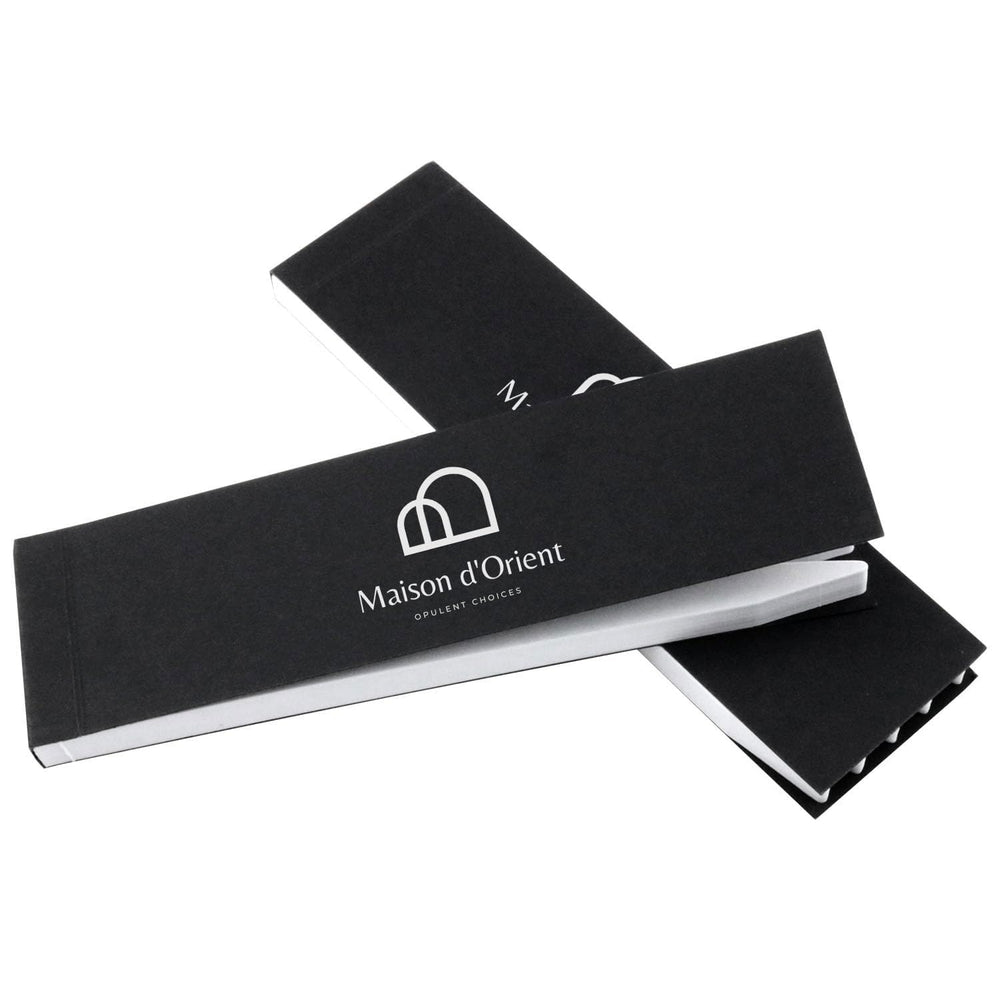 Maison d'Orient backside note area for fragrance records