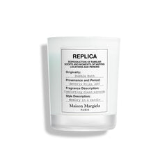 Maison Margiela Replica Bubble Bath Candle with foam bubbles for a spa-like mood