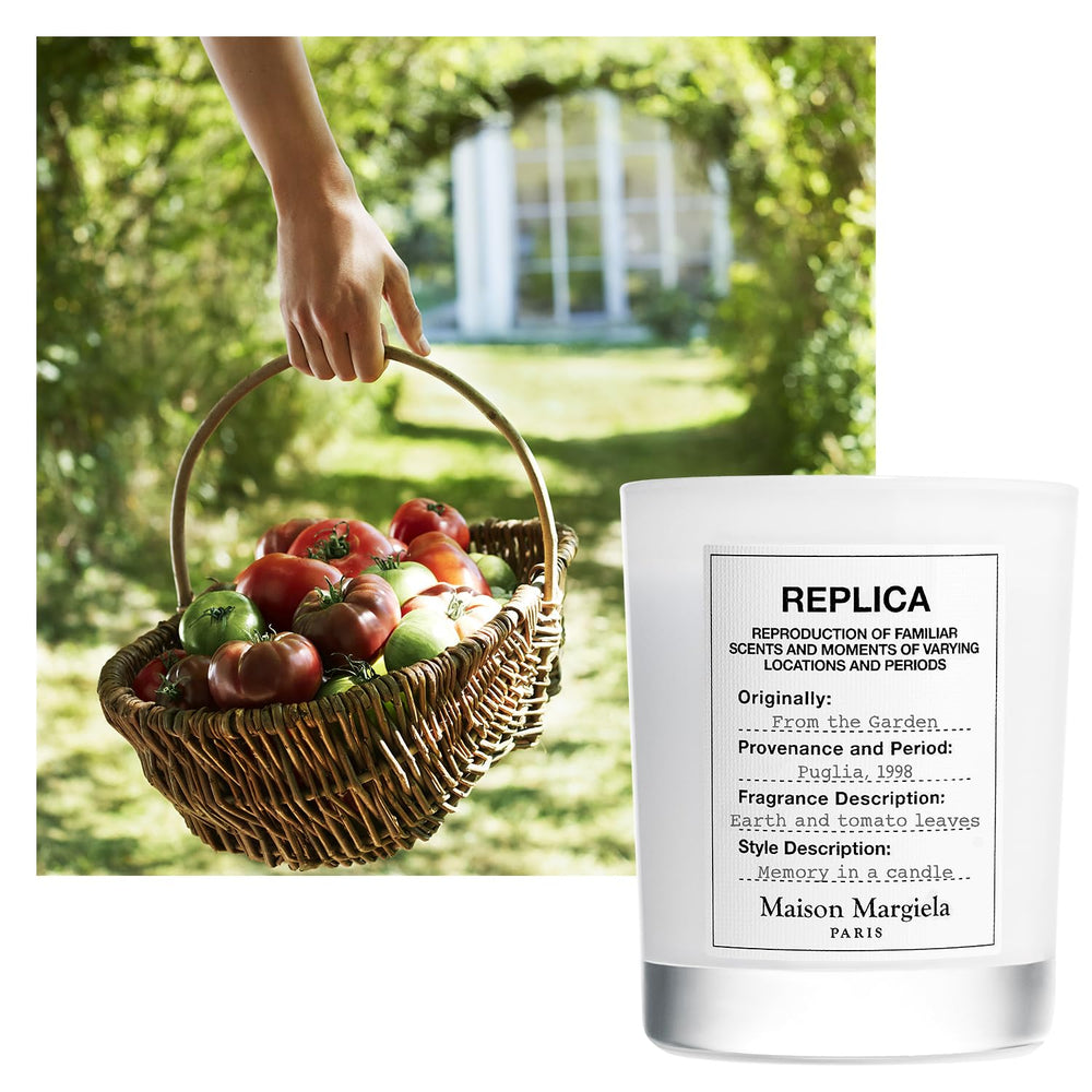 Maison Margiela Replica From The Garden Candle with green mandarin for fresh ambience