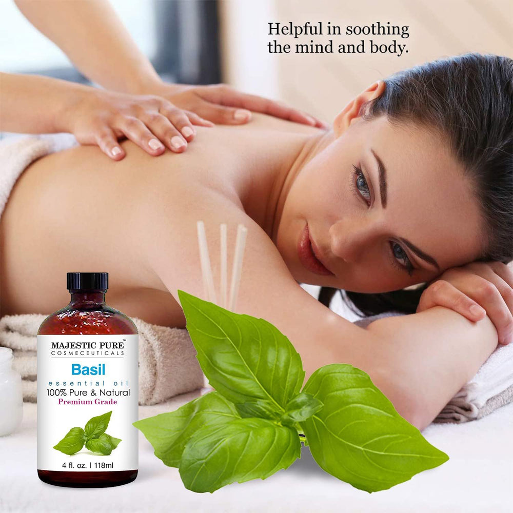 Majestic Pure Basil oil ideal for soap and candle making projects.