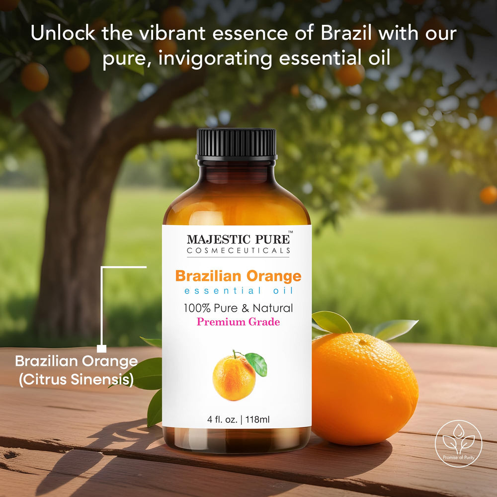 Diffuse Majestic Pure Brazilian orange oil in a session for a bright room scent.