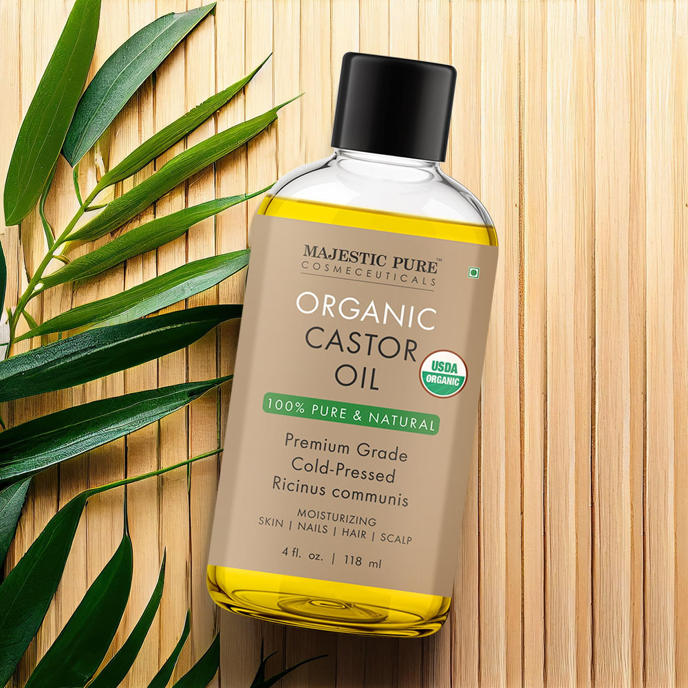 Majestic Pure Castor Oil for nails promotes moisturized cuticles