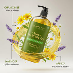 Majestic Pure chamomile infusion offers gentle, soothing notes on skin.