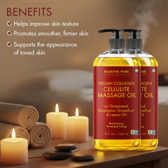 Texture demonstration of Majestic Pure oil showing lightweight, fast-absorbing hydration