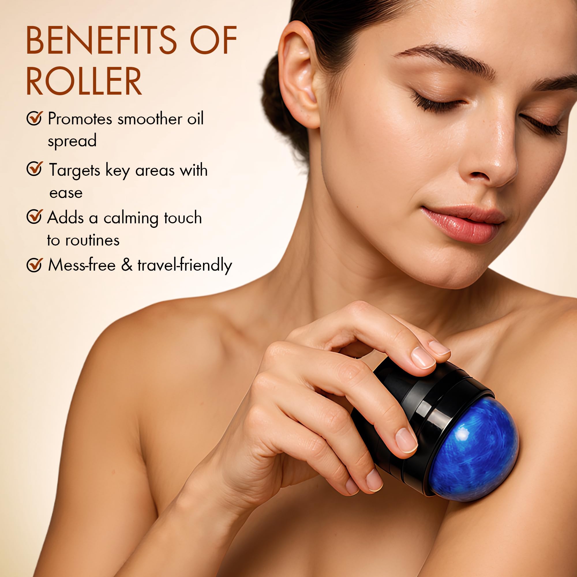 Majestic Pure massage oil skin-hydration shot suggests improved softness after use