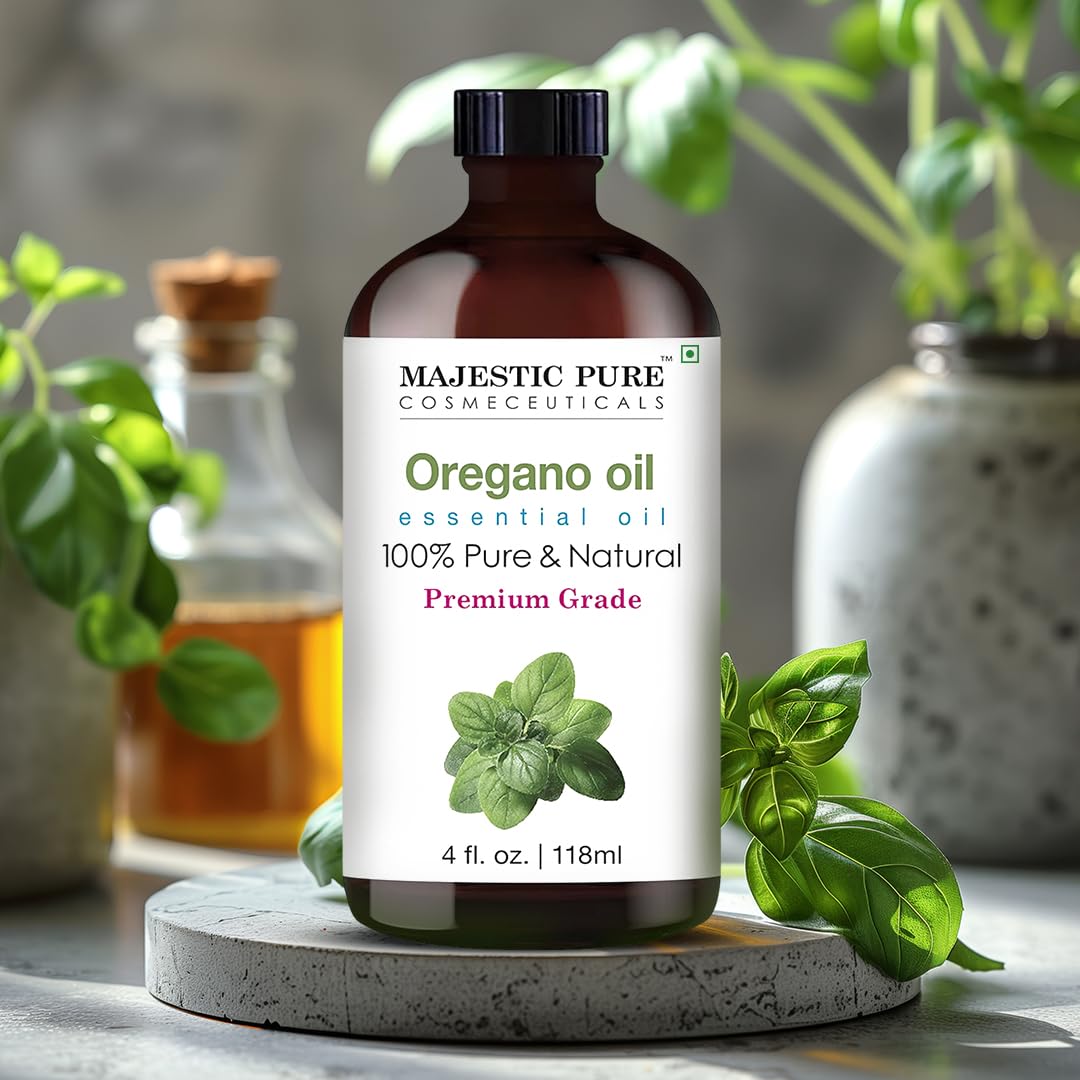 Majestic Pure oregano oil diffuser drops ready for aroma diffusion.