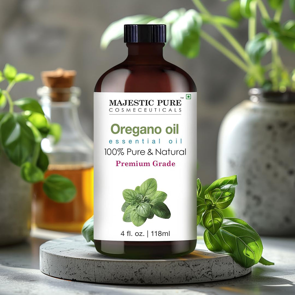 Majestic Pure oregano oil diffuser drops ready for aroma diffusion.
