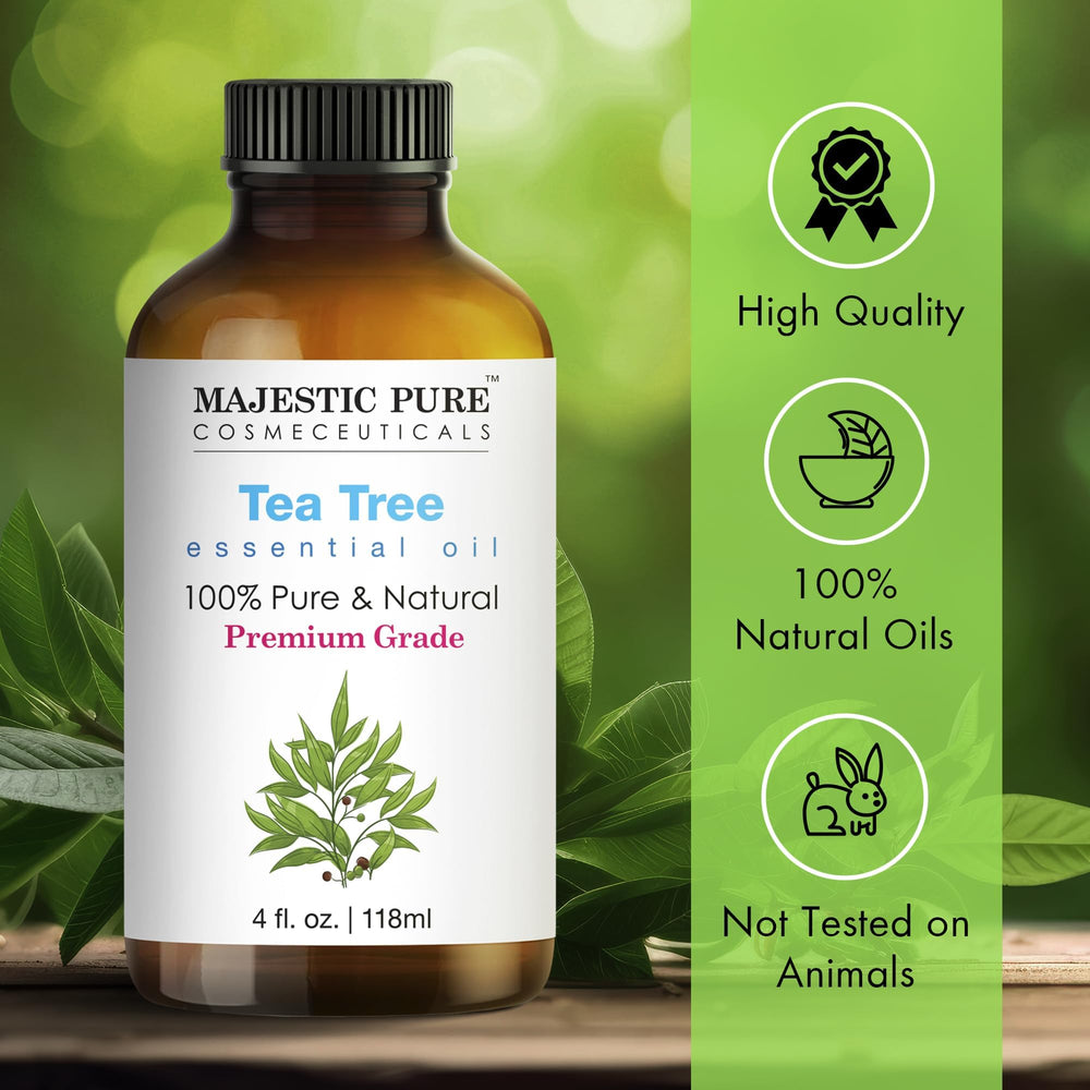 Majestic Pure Tea Tree Oil used in candle making for subtle fragrance.