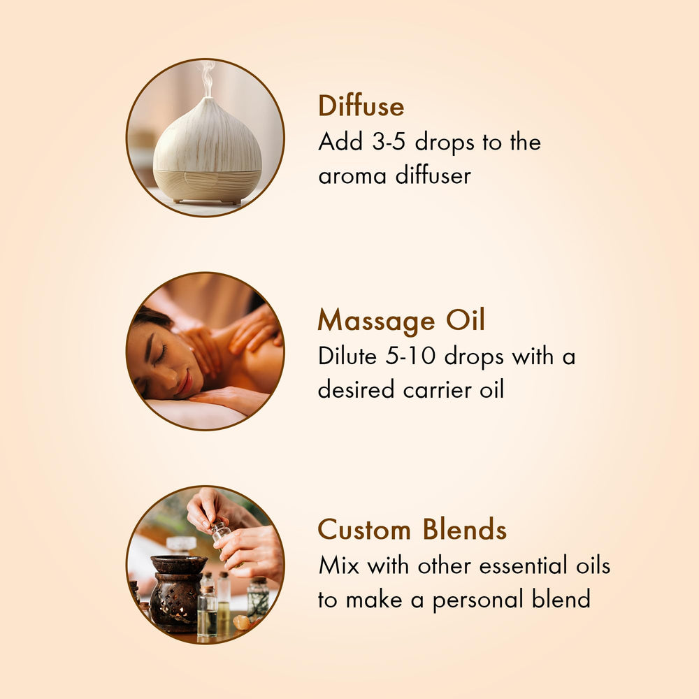 Majestic Pure Yoga Oil Set chamomile bottle for soothing evenings