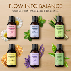 Majestic Pure Yoga Oil Set peppermint bottle to sharpen focus during practice