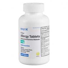 MAJOR 4 Hour Allergy Tablets packaging front view for reliable symptom relief planning