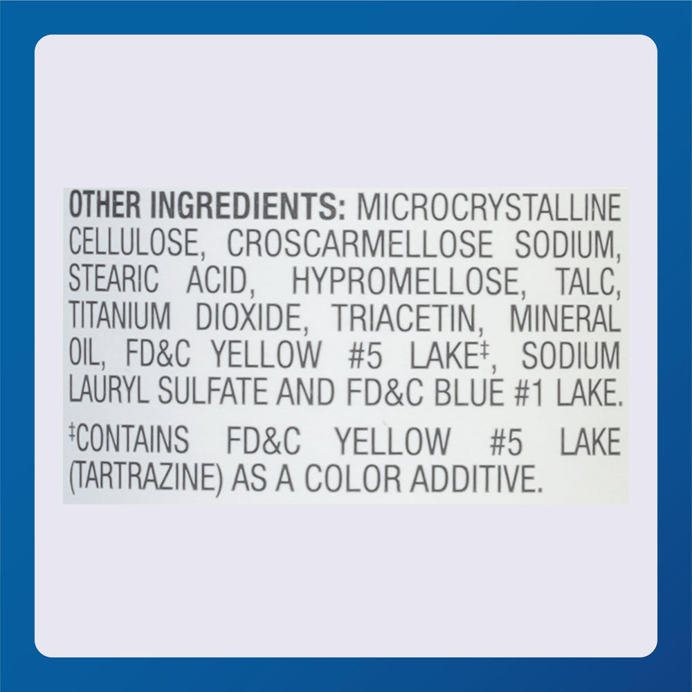 MAJOR Ferate Tabs packaging seal indicating freshness.