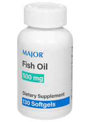 MAJOR Fish Oil bottle front view highlighting branding and omega-3 content
