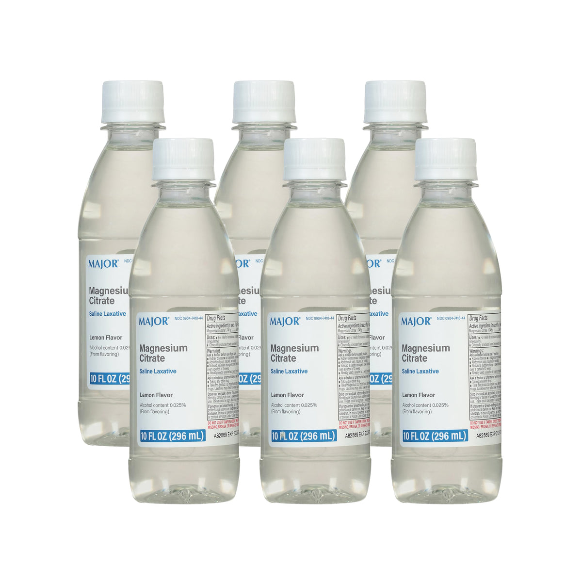 MAJOR Magnesium Citrate Laxative bottle shows lemon flavor for easy relief options.