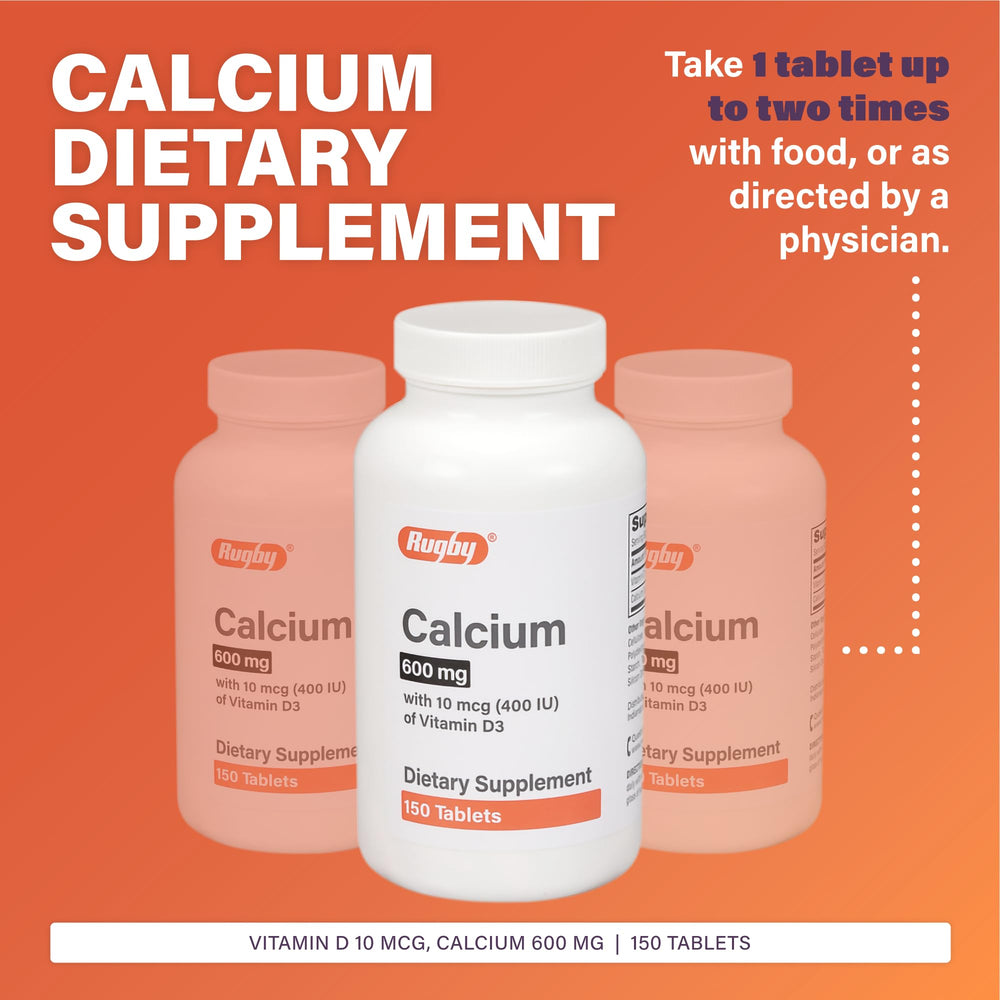 MAJOR Rugby Calcium Tablets close-up showing calcium carbonate