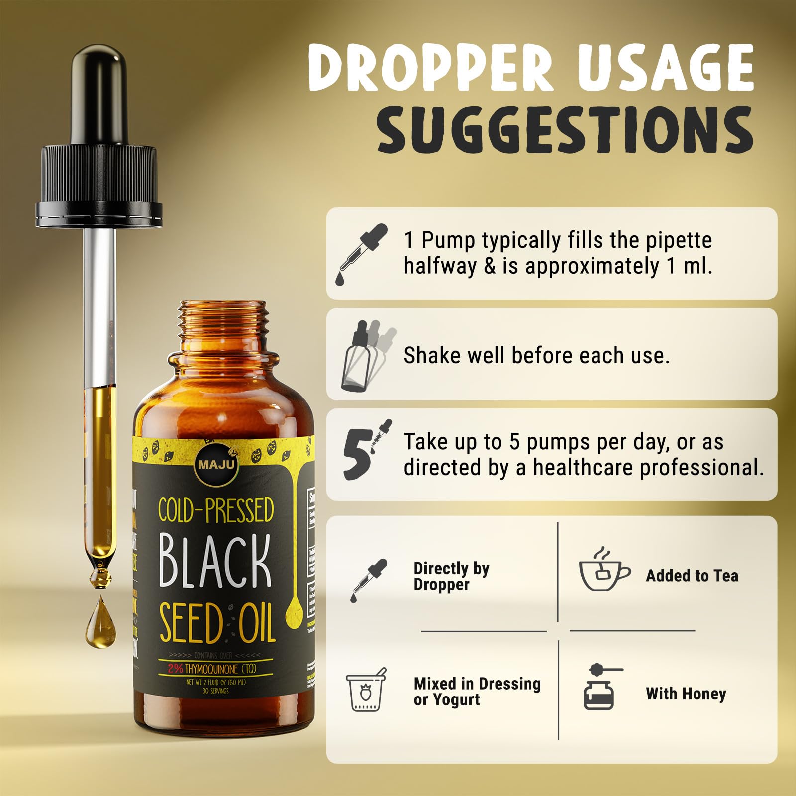 Maju Black Seed Oil in-use skin demonstrates topical radiance and potential nourishment