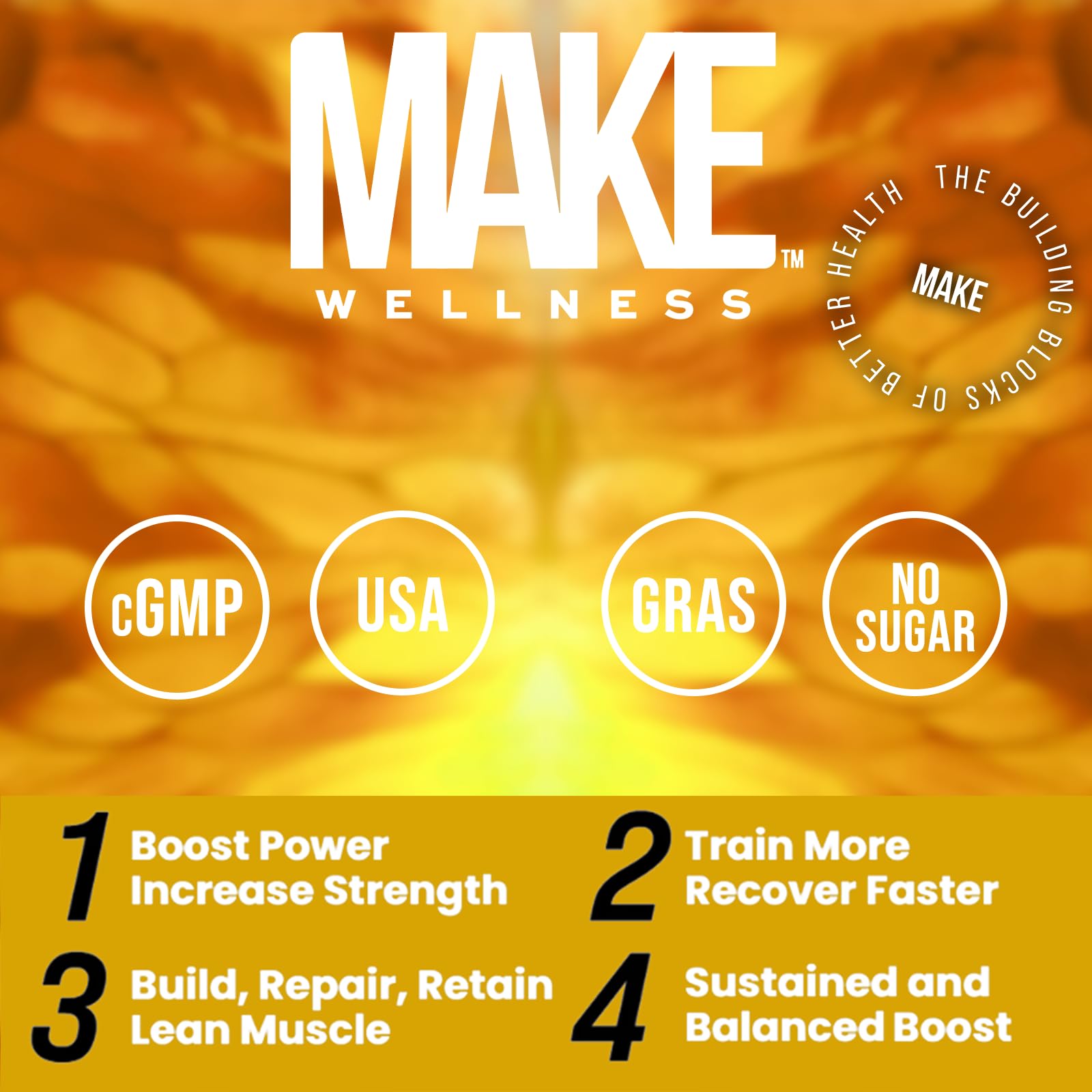 Packaging box of Make Wellness FIT Peptides emphasizes 30 convenient sachets