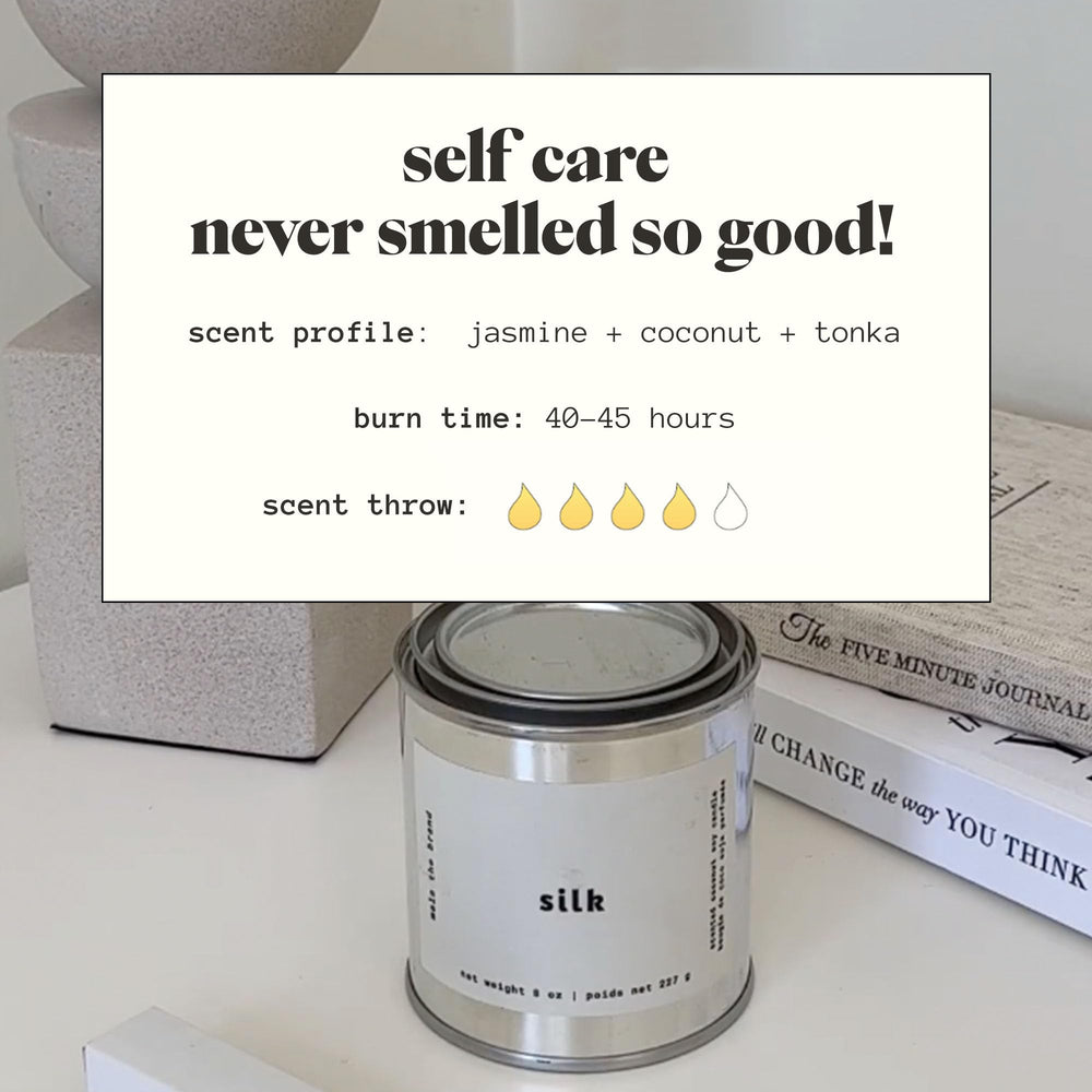 MALA candle in bathroom creates spa-like ambiance for relaxation
