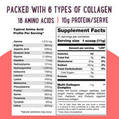 Mama Natural wild fish collagen powder ready to blend into smoothies.