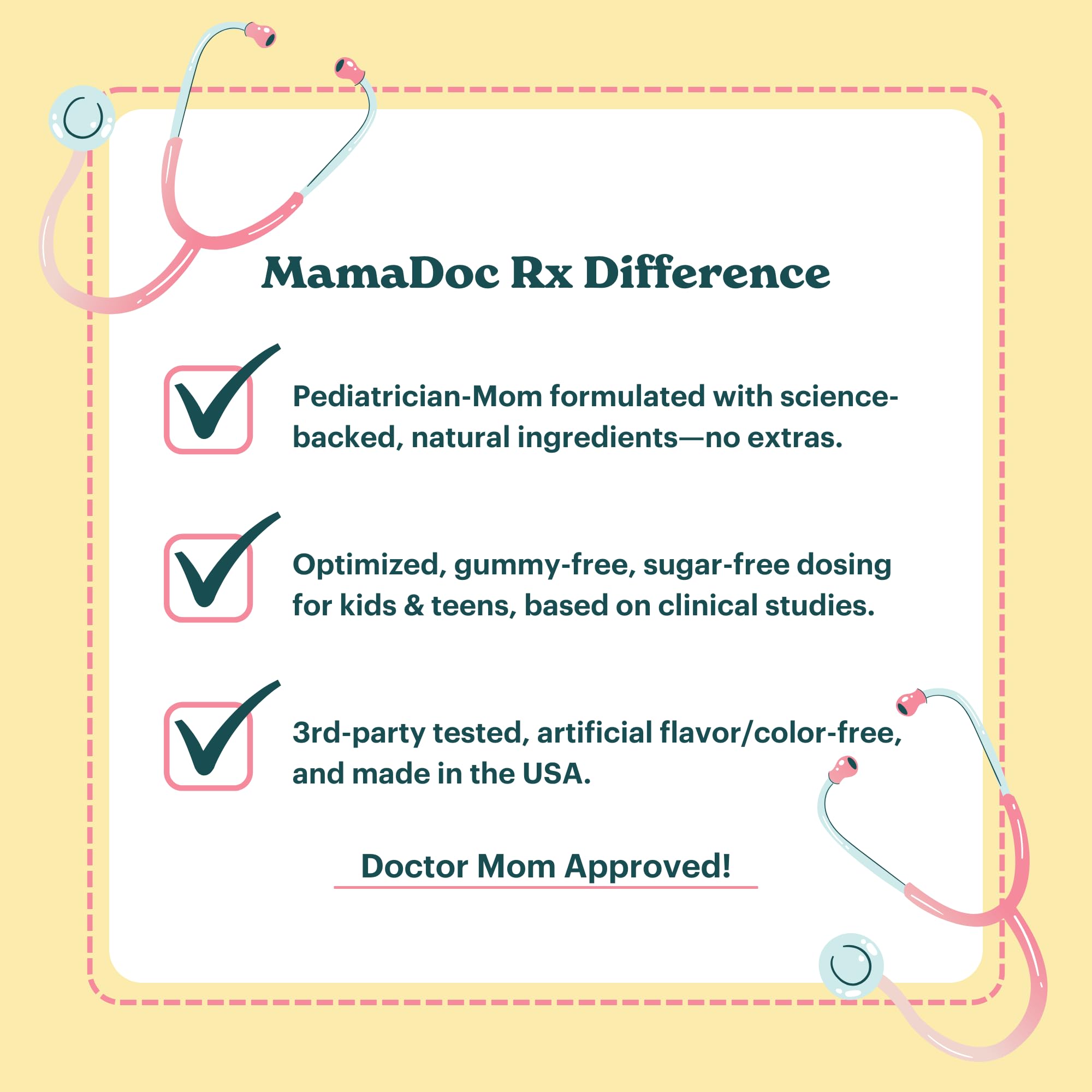 MamaDoc Rx USDA Organic certification symbol on bottle