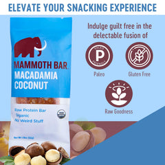 Mammoth Bar Prebiotic-rich snack for daily energy.