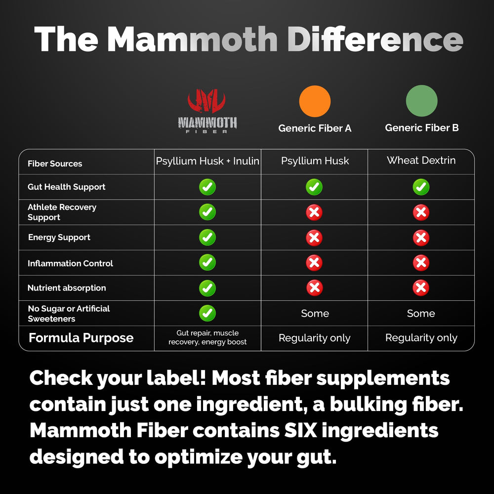 Mammoth Fiber watermelon bottle ready for a gut-friendly daily ritual.