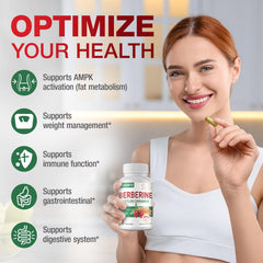 MAMOWYZ berberine HCl 1500mg capsule emphasizes potential metabolic balance.