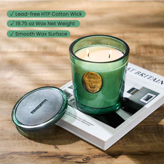 M&SENSE large candle fills living spaces with long-lasting aroma.