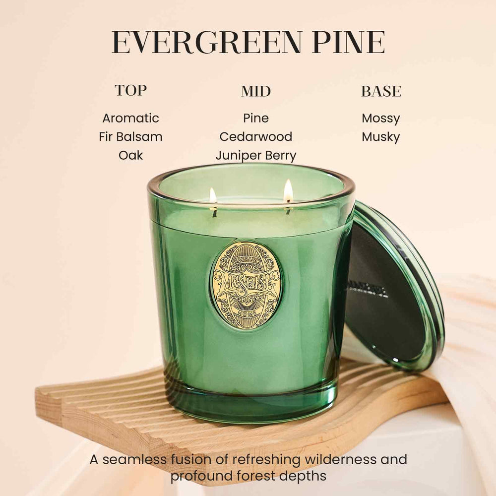 M&SENSE 19.8 oz candle delivers smoke-free, soot-free burn for calm evenings.