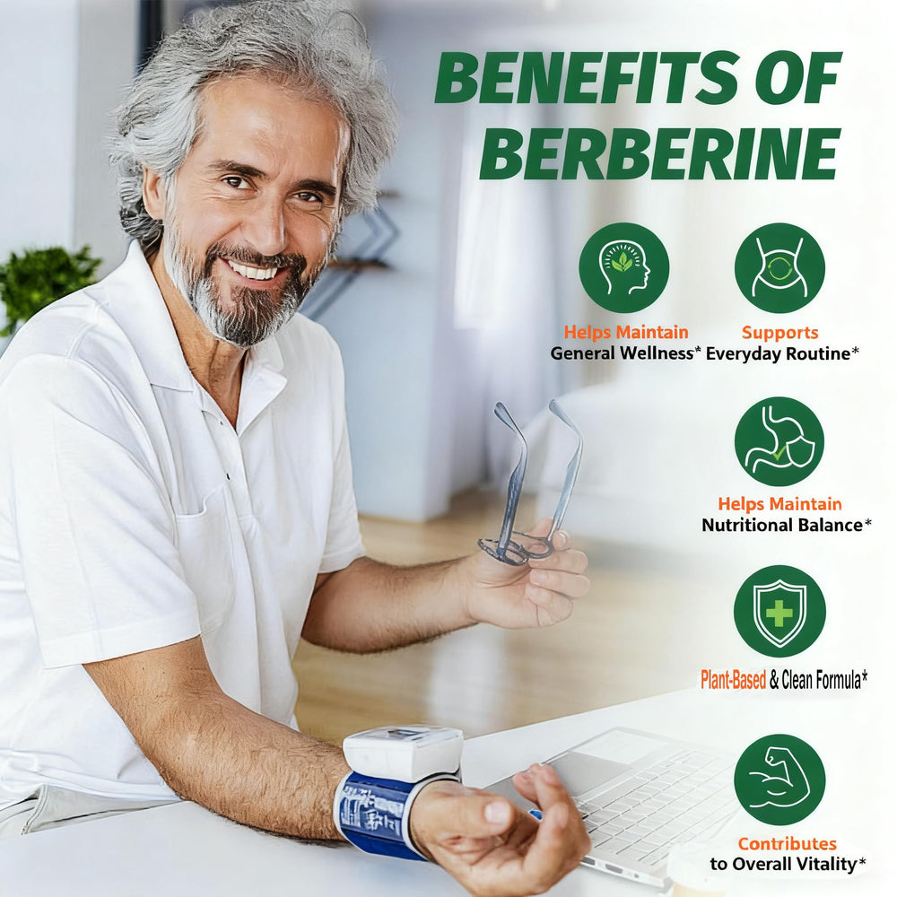 Manewu Berberine bottle on shelf suggesting convenient daily use