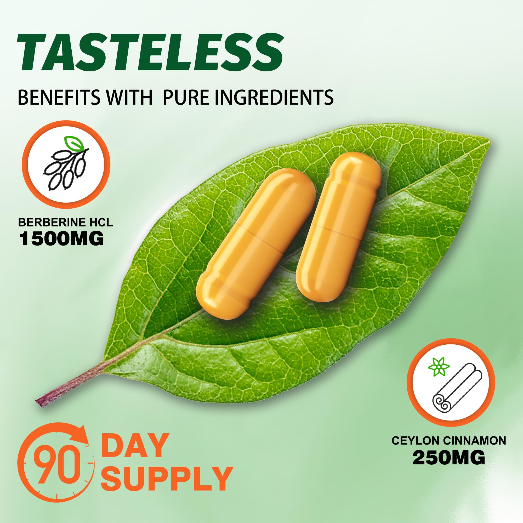 Manewu Berberine with cinnamon and bergamot blend for antioxidant support
