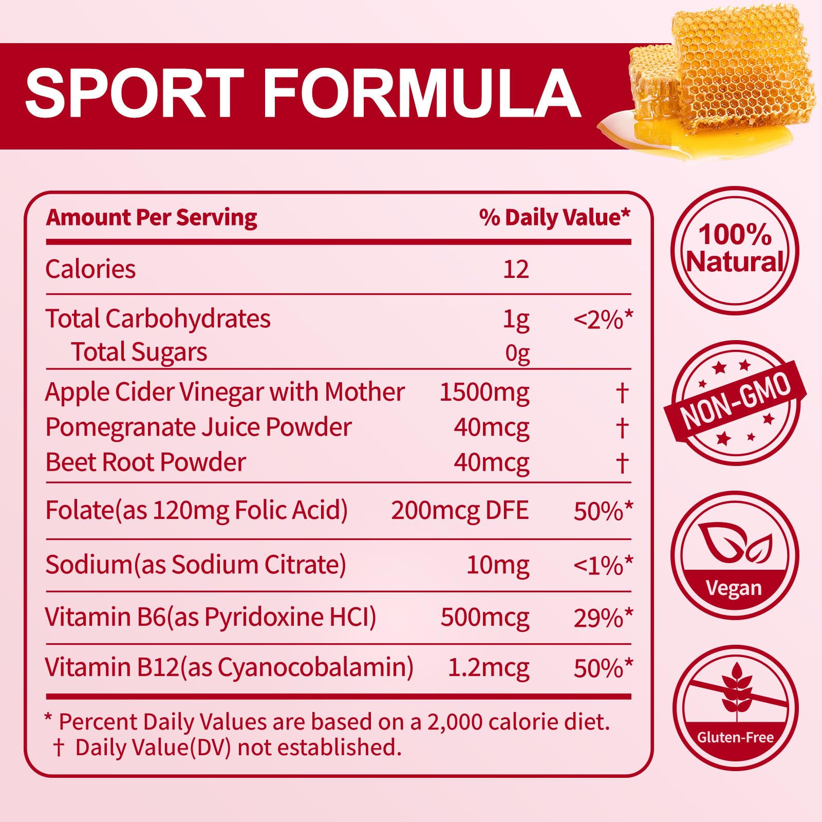 Close-up of Manewu Keto ACV Gummies label highlighting purity and potency.